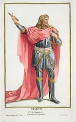 Simon de Montfort (c.1165-1218) från 